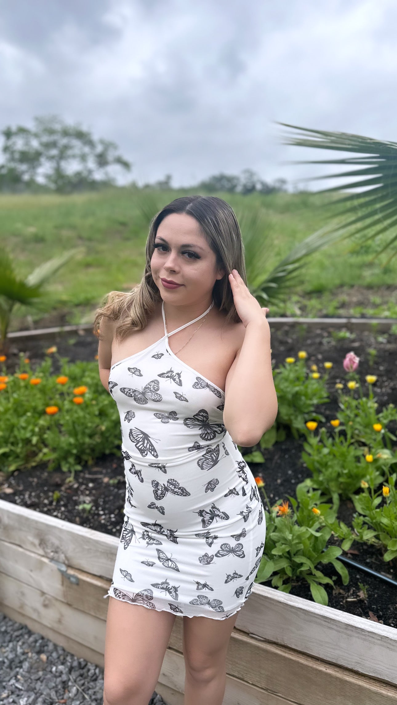 Butterfly Mini Dress