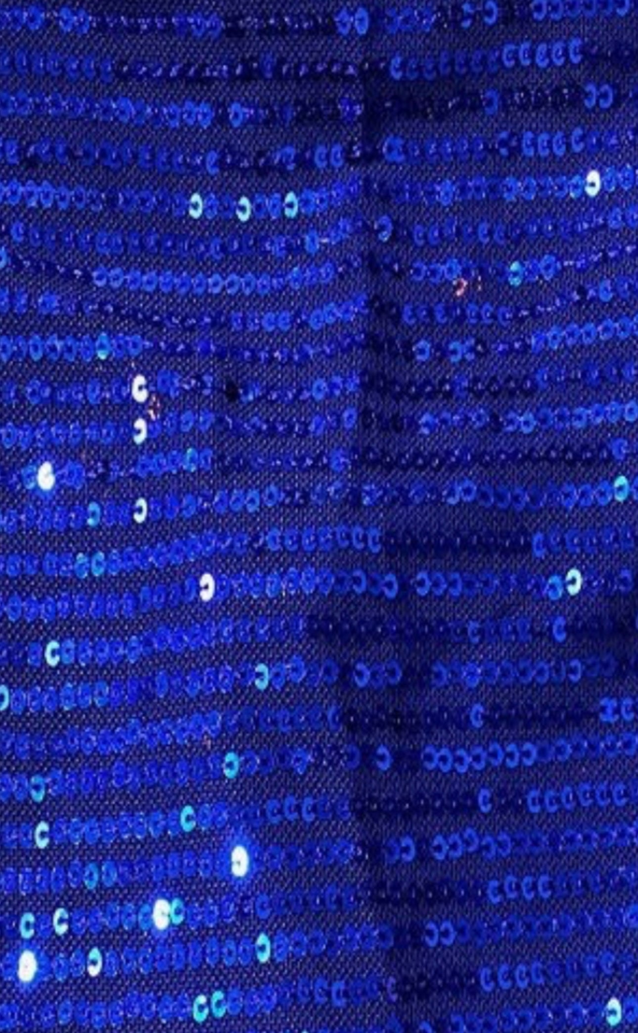 Royal Blue/Red Sequin Halter Top