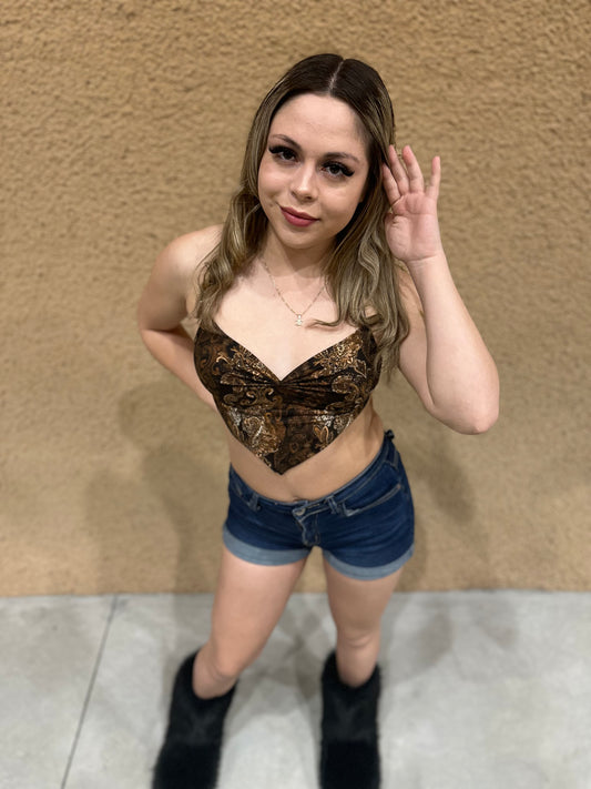 Bronzed Babe Crop Top