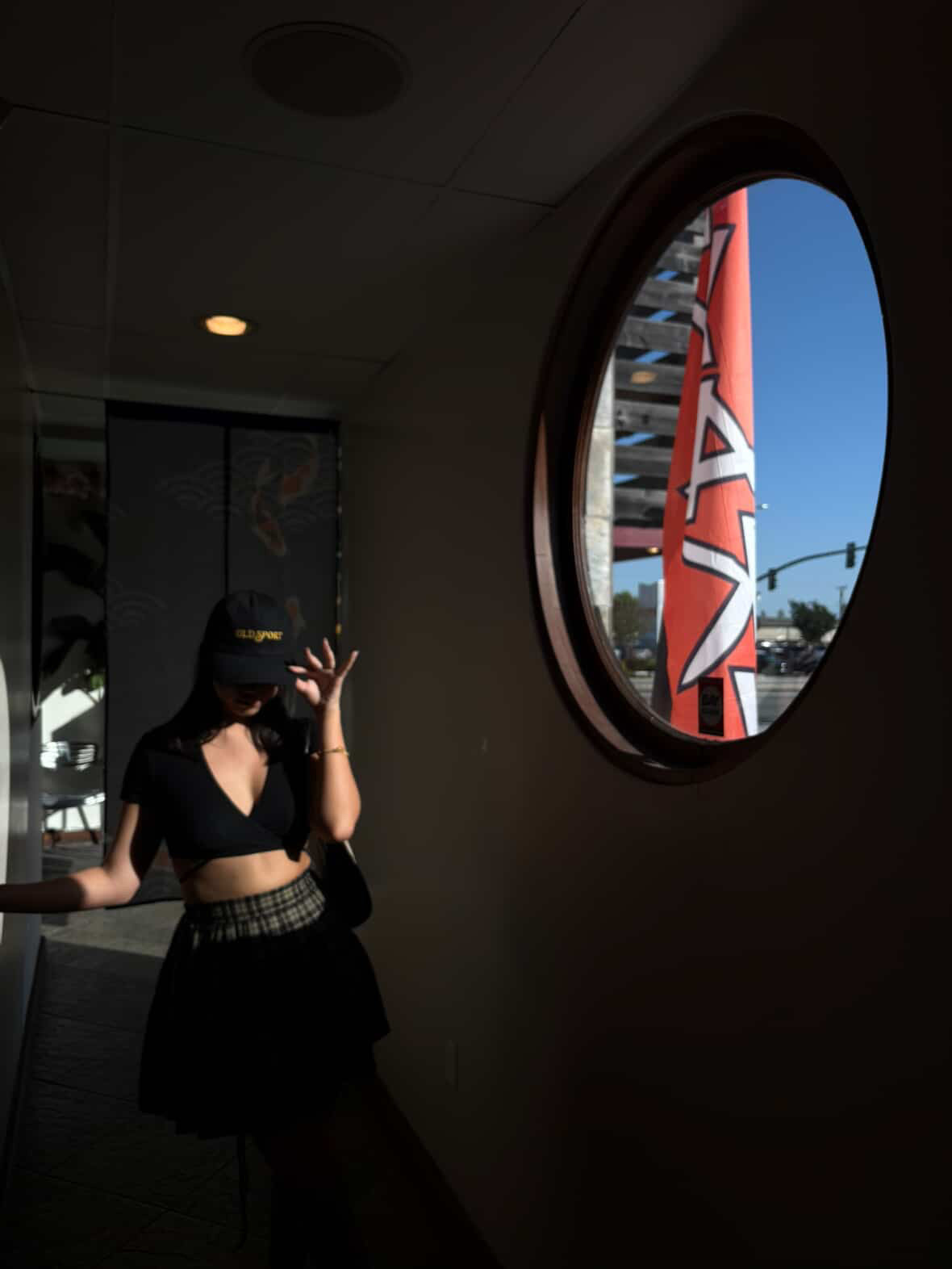 Midnight Wrap Crop Top