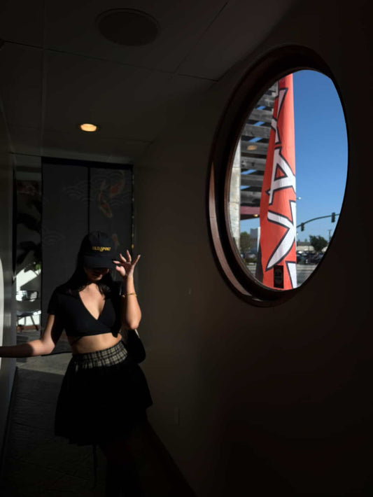 Midnight Wrap Crop Top