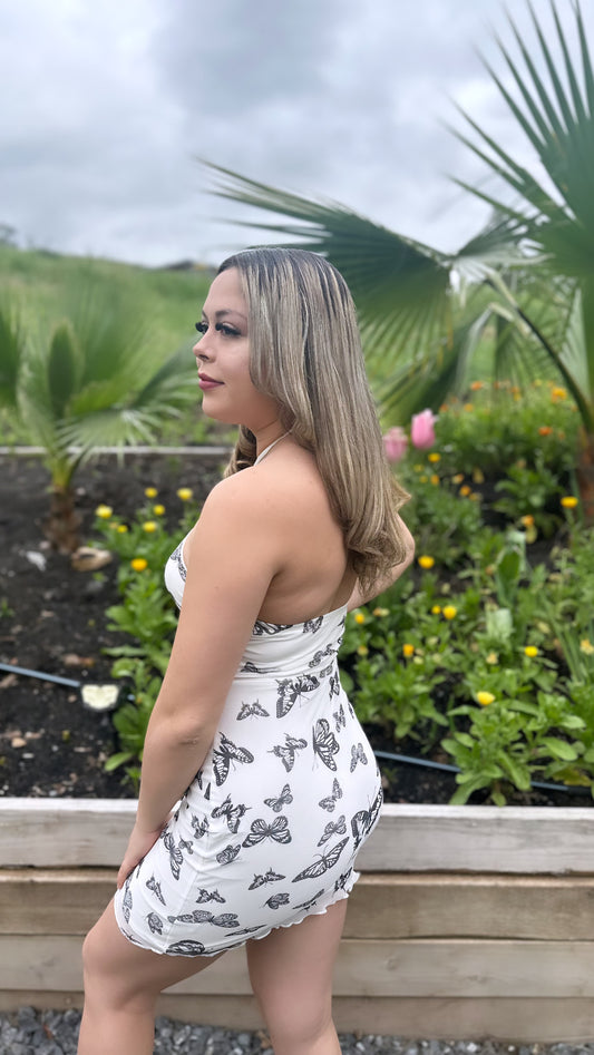 Butterfly Mini Dress