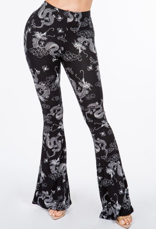 Black Era Flare Pants